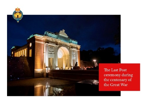 The Last Post ceremony during the centenary of the Great War